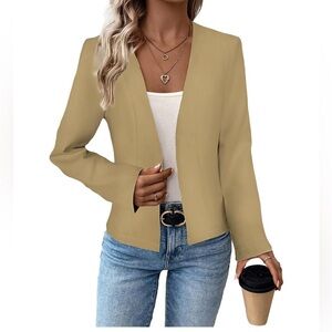 Fall Women's Tweed Blazer Jacket - Size Small